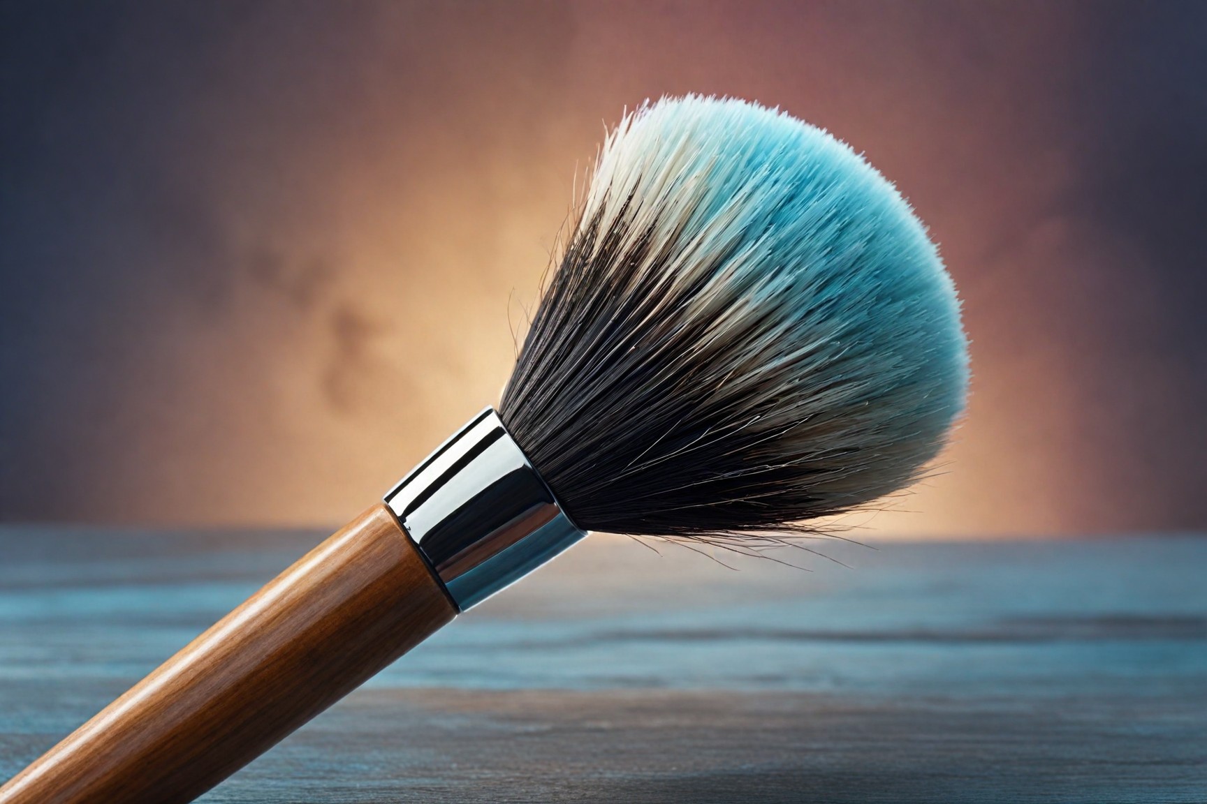 closeup of a kabuki brush showing its soft bristles